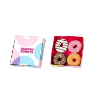Fabricant de boîtes d'emballage pliables exquises pour brownies sushi beignet pâtisserie cookie gâteau cadeau de fête personnalisé