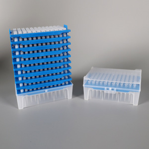 Yongyue Medical 10ul Pipette Tips <b>Stacked</b> <b>Box</b> Disposable PP Material For Lab Use - Product Image 1
