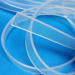 Clear <b>Silicone</b> Rubber Strip Flexible Transparent Sealing Gasket Profile for Industrial Machinery Doors Windows and Equipment - Product Image 4