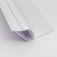 Porte-étiquettes de prix en PVC transparent Huasso, installation facile, pour supermarché, signalétique alimentaire, modèle YX-16+YX-72