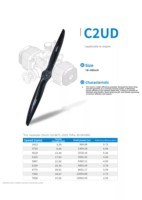 Hélices en fibre de carbone série C2UD en gros, 18-36 pouces, pour avion RC à moteur thermique, prix d'usine, OEM personnalisé