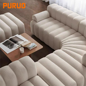 โซฟาดีไซน์เนอร์ทันสมัยสำหรับวิลล่า เฟอร์นิเจอร์ห้องรับรอง โซฟาคลับ โซฟาโรงแรม โซฟาอิตาลีสำหรับต้อนรับ โซฟาผ้าสำหรับล็อบบี้ไนท์คลับสุดหรู - Product Image 5