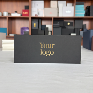 Premium Luxury <b>Black</b> Magnetic Rigid Cardboard Packaging Custom Logo Perfume Jewelry Cosmetics Skincare Boutique Gift <b>Box</b> - Product Image 1