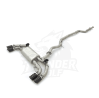 Tuyaux d'échappement en acier inoxydable 304 de haute qualité adaptés aux BMW G20 320E 330E E-Hybrid B48 2.0T Système d'échappement Catback avec résonateur