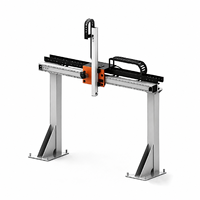 Module de table coulissante linéaire à crémaillère croisée à deux axes, robuste, pour bras robotique à portique à trois axes personnalisé, garantie 1 an