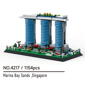 Wange 4217 Marina Bay Sands Singapur, Bloques de Plástico Creativos, Modelo de Ladrillos, Juego de Bloques de Construcción Educativos para Niños, Juguete de Plástico - Product Image 2