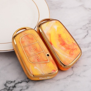 Étui souple en TPU effet marbre pour clé de voiture Chery Little Ant Arrizo E Tiggo E Big Ant <span class=keywords><strong>QQ</strong></span> Ice Cream EQ1 EQ5 3Xe Caoa ICar DR EVO - Product Image 5