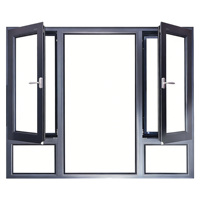 Ventanas Modernas de Doble y Triple Vidrio con Rotura de Puente Térmico, Aislamiento Acústico y Resistentes a Huracanes, Personalizadas para Villas y Hoteles
