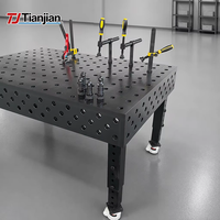 Meja Las 3D Besi Cor D28 Platform Jig Pengelasan Presisi Tinggi untuk Pembuatan Rangka Logam