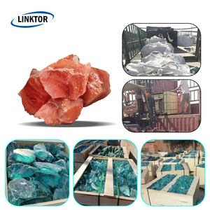 Rocas de vidrio de color natural reciclado de fábrica para paisajismo, escoria de vidrio decorativa con coloración única - Product Image 6