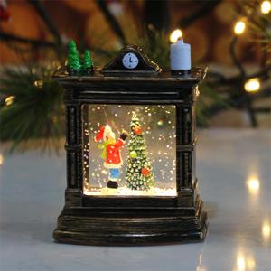 Nuevas Llegadas: Luces LED Mini Chimenea de 1L Blanco Cálido con Agua, Luces LED Decorativas de Mesa para Navidad y Decoración Festiva del Hogar - Product Image 5