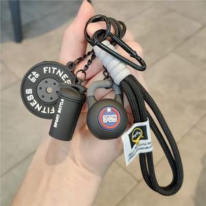 Porte-clés pendentif pour sac à dos femme, décoration de clé de voiture, sangle tressée, mignon, pour amateurs de sport et de mode, cadeau 2026, avec breloque gourde de fitness - Product Image 6