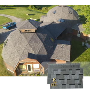 Hojas de Casa económicas para materiales de construcción Construcción Fuerte resistencia al viento Gris Azul Blanco Color Asfalto Tejas para techos - Product Image 2