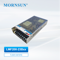 Alimentation électrique AC-DC encastrée MORNSUN 200W LMF200-23Bxx LMF200-23BxxUH avec PFC actif intégré 12V 24V 48V Haute fiabilité