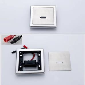 Vanne de chasse d'eau automatique sans contact à double chasse intelligente pour urinoir de salle de bain en acier inoxydable, économie d'eau, design moderne - Product Image 3