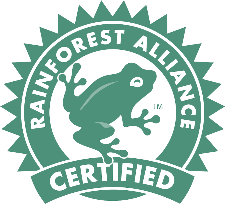 RAINFOREST ALLIANCE certification