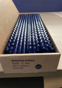 <span class=keywords><strong>เมนู</strong></span>ยอดนิยม21ลูปผูกใช้หวี PVC 6มม.-51มม. สีสันเกลียว PVC พลาสติกผูกหวี - Product Image 3