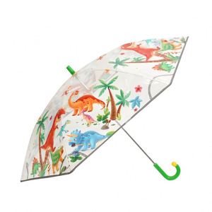 Sombrilla Infantil con Mango Largo y Varilla Recta, Borde Reflectante, Segura y Bonita, con Dibujos Animados para Estudiantes, Venta al Por Mayor - Product Image 1