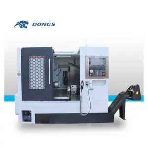 TCK50CY torno cnc Turning and milling center slant bed cnc lathe machine with 4+4 Combined power tools