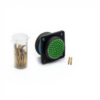 Connecteur circulaire d'aviation MIL-DTL-38999/26WH35PB, contacts en cuivre, haute précision, prise et fiche compatibles