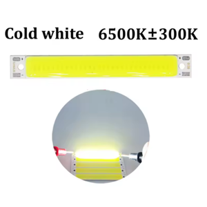 DC 3.7V <strong>LED</strong> <strong>COB</strong> Strip 3W Warm White/Cold White <strong>COB</strong> <strong>LED</strong> Light Source High Brightness <strong>LED</strong> Light For DIY Bicycle Work Lamp 60 X 8mm - Product Image 4