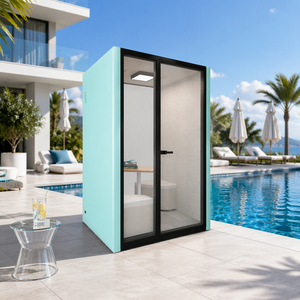 Modern Meeting Tiny Acoustic Silent Booth Indoor Modular Home Privacy Office Cabin Portable Outdoor Big Soundproof Office <strong>Pod</strong> - Product Image 2