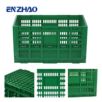 Panier de transport pliable en plastique rigide pour légumes et œufs, idéal pour les supermarchés