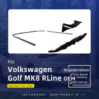 GTI-Style Komplett-Bodykit Frontlippe Seitenschweller Heckdiffusor für VW Golf 8