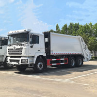 Camion compacteur de déchets à chargement arrière SHACMAN 6x4 de 23 mètres cubes, directement de l'usine, avec certifications CE et ISO pour l'assainissement municipal