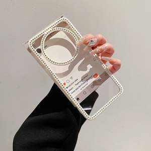 Funda de Teléfono con Diamantes de Imitación para Huawei P80 Candy Water, Apta para MATE70PRO, Transparente con Ranuras, MATE60, Protectora y Brillante - Product Image 4