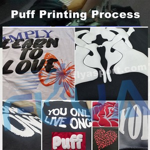 Sweat-shirts de luxe, imprimés en relief, lourds, 500 g/m², surdimensionnés, personnalisés, sweat-shirts à capuche OEM pour hommes, 100 % coton, molleton français - Product Image 3