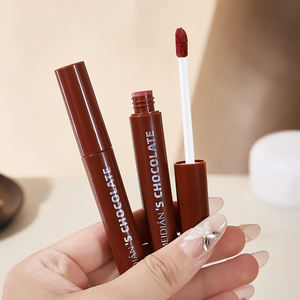 Hoge Pigment Waterdichte Langdurige Fluwelen Matte Lipgloss Set-5 Kleuren Chocolade Vloeibare Lippenstift Kit Minerale Kruideningrediënten - Product Image 4