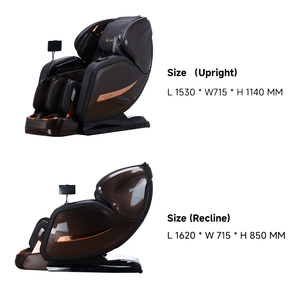 Fauteuil de massage de réflexologie corps entier zéro gravité 4D avec rail SL, rouleaux plantaires et chaleur - Product Image 2