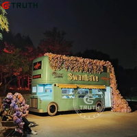 Remorque de crème glacée chinoise Tea Barbershop cart Station Electric Mobile Hair Salon Truck Double Deck food bus