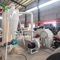 Broyeur à marteaux multifonction pour le bois et les feuilles de palmier Machine à scier le bois pour la plantation de champignons