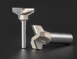 Tideway <span class=keywords><strong>CNC</strong></span> outils solide routeur peu carbure de tungstène lame à pointe pour le travail du bois fraisage tiroir serrure T rainurage routeur peu - Product Image 2