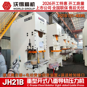 WORLD JH21B-125T Open Fixed Table Punch <b>Press</b> 1250KN Hydraulic Metal Working <b>Machine</b> - Product Image 2