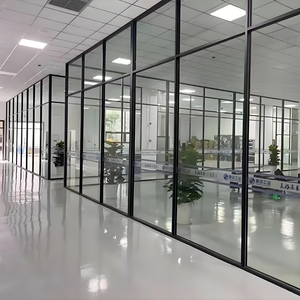 Sistema di Pareti Divisorie Insonorizzate per Ufficio con Vetro Temperato, Design Modulare per Uso Ospedaliero - Product Image 6