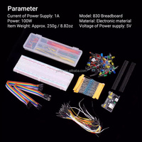 La planche à pain à 830 points est compatible avec le kit de démarrage du pack de composants R3