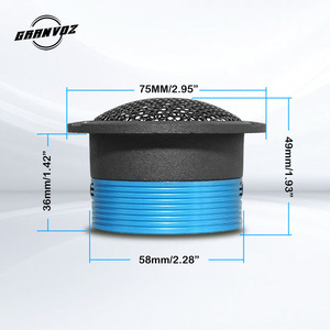 Altavoz de agudos tipo Super <span class=keywords><strong>Bullet</strong></span> de neodimio de <span class=keywords><strong>3</strong></span> pulgadas, de aluminio fundido a presión, con bobina de voz de titanio de 1 pulgada y 4 ohmios, 160W máx. para vehículos. - Product Image 5