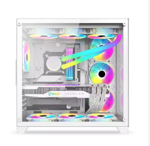 Boîtier <span class=keywords><strong>PC</strong></span> de <span class=keywords><strong>jeu</strong></span> ATX RGB de haute qualité 2026 le plus populaire avec ventilateurs RGB – Tour de châssis de <span class=keywords><strong>jeu</strong></span> de premier ordre - Product Image 2