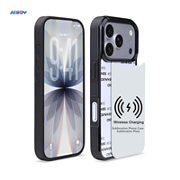 Coque de protection personnalisable à impression magnétique 2D par sublimation pour iPhone 18 17 16 Pro Max