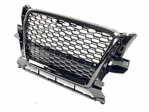 Calandre de pare-chocs avant neuve de haute qualité, noire, en nid d'abeille chromé pour Audi <span class=keywords><strong>Q5</strong></span> RSQ5 2009-<span class=keywords><strong>2012</strong></span> - Product Image 4