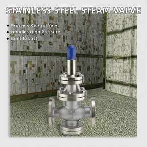 Vanne de réduction de pression manuelle à piston pilote en acier inoxydable haute température Nalisha pour eau et vapeur, 1/2"-12" DN15-DN300 1 - Product Image 2