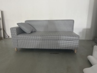 Ensemble de canapés d'angle Minsu Apartment Hotel, fauteuil noble, moderne, simple, de détente, fauteuil inclinable pour personne paresseuse, repose-pieds en bois