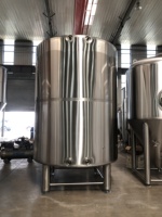 Cuve de fermentation conique à double enveloppe avec contrôle de température pour brasserie