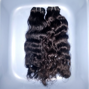 Extensiones de Cabello Humano 100% de Calidad, Estilo Moderno, Doble Trama a Máquina, Suaves y Lisas, Cabello Remy Brasileño, Ondulado Profundo, Venta al Por Mayor - Product Image 1