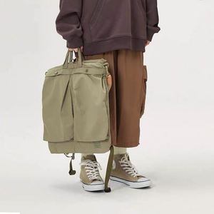 Three-Way <b>Nylon</b> Helmet Backpack <b>Crossbody</b> Versatile Tote <b>Bag</b> Breathable Waterproof - Product Image 3