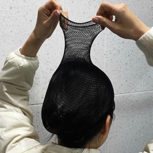 Aperto nero capelli a rete per gli uomini capelli accessori balsamo fisso - Product Image 1