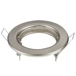 Portalampada unidirezionale nichelato, design moderno, facile installazione; ideale per illuminazione focale e decorativa in - Product Image 2